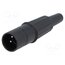 APM CP3004 Connector: XLR; plug; male; PIN: 3; straight; for cable; soldering 8STQ36tI1Bn-zTvQOLdw89YVQCF7Ye3MyG40WdwZ0LE