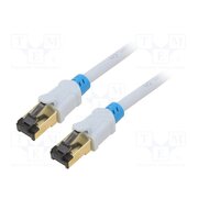 VAP-A06-S1000 Patch cord; RJ45 plug,both sides; S/FTP; 6; OFC; 10m; PVC; grey aop40RQsvQGRPbnAPlKGJOZzRCSkEpL9b4oV9Kr8cds