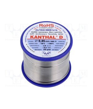 030238 250G Resistance wire; 2.38Ω/m; -100÷1300°C; 0.25kg; Øout: 0.85mm; 21SWG G6W1r0PNHodrItRwxiGS0yrPnXBBDHono1VnsjAqkAE