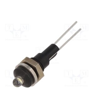 2663.8053 Indicator: LED; prominent; white; Ø6mm; for PCB; brass; ØLED: 3mm sCGZ0GoP-nsft1KCFSs-Vpwozg0s9YeyjlO-G2FjIpw