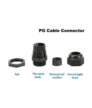 Kabeļu skrūvju uzmava PG9 ar pretvārstu, PA, IP67, kabelis 4–6,5 mm, melna

 IDELSXX+1.jpg