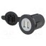 A13-204B-BB3 USB power supply; USB A socket x2; Sup.volt: 12÷24VDC; 5V/2.1A d3nJk8OUCTFhsvwWBhnAztAMU_klIcVeIqLxV-HM8U8