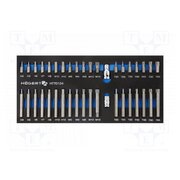 HT7G124 Tools set: screwdriver bits; in a foam tray; 40pcs. daN_A7tKOj_fl9U5v4KX8iSXp_enxpGzoL6U7SLum8k