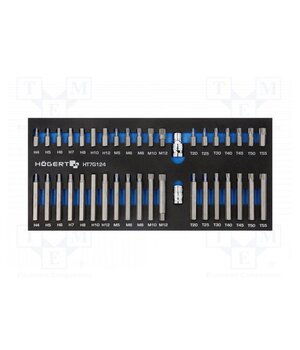 HT7G124 Tools set: screwdriver bits; in a foam tray; 40pcs. daN_A7tKOj_fl9U5v4KX8iSXp_enxpGzoL6U7SLum8k