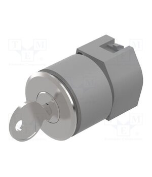 704.114.018 Switch: rotary with key; 30mm; Stabl.pos: 3; silver; none; IP65 _kKvs_1gpq2NWEKvG6JytrFzeTklgMKuAvk86GAclWM