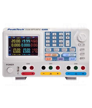 P 6181 Laboratory power supply: programmable; multi-channel; 0÷30VDC Rjna1t7Z-YKU3QAOJh39fuUO6AeMibEWuqavXlzFPHI
