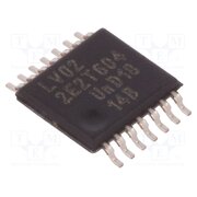 74LV02PW,112 IC: digital; NOR; Ch: 4; IN: 2; TTL; SMD; TSSOP14; 1÷5.5VDC; -40÷125°C vpDjIZV9KXdO9PhxfASFbhcs5ntjm2WZ_3Xnomq6UZU