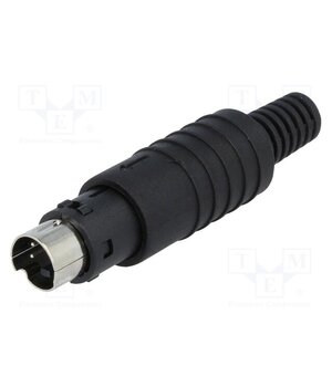 4850.1410 Connector: DIN mini; plug; male; PIN: 4; soldering; for cable 7gFpAEUUgWrj7HG1R5DefvjE6BFLkaHuExIqsTCzLeM