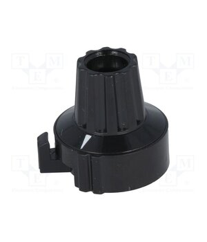 4331.6031 Precise knob; Shaft d: 6mm; Ø22.8x23.1mm; black; Shaft: smooth lTqm0NLmJwge3_HemNt7tlYy5mPUBzaCHJej-Bl3POc