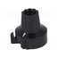 4331.6031 Precise knob; Shaft d: 6mm; Ø22.8x23.1mm; black; Shaft: smooth lTqm0NLmJwge3_HemNt7tlYy5mPUBzaCHJej-Bl3POc