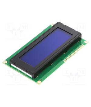 RC2004A-BIW-ESX Display: LCD; alphanumeric; STN Negative; 20x4; blue; 98x60x13.6mm 07kzZtP1DuwdZTsQ21SrkQ1pCcTAS9PWJSMHyd_Nfuo