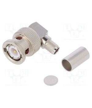 J01000A0054 Connector: BNC; plug; male; angled 90°; 50Ω; soldering,crimped k-uD1yg9Nmv7hR2dyOKiPMFjfj4AxBX0yYDURTQPyr4
