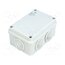 00820 Enclosure: junction box; X: 70mm; Y: 105mm; Z: 50mm; wall mount; IP55 6XyrtmPmovx8whueyzunDu-omUMVE7mapB-iMDr-vIQ