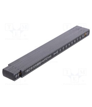 2012 Folding ruler; L: 2m; black; measure koD_m2u6fzW2csje1sUUZR3PClRIvXwqr6tX53igI50