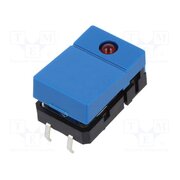 B3J2400 Switch: keypad; Pos: 2; SPST-NO; 0.05A/24VDC; blue; LED; red; THT nAWfAdMNKWA2rldxxCcNrW_QH3T5gfWMjfRGWw2UJjY