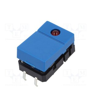 B3J2400 Switch: keypad; Pos: 2; SPST-NO; 0.05A/24VDC; blue; LED; red; THT nAWfAdMNKWA2rldxxCcNrW_QH3T5gfWMjfRGWw2UJjY