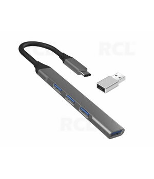 Datoru tīkla komutators - koncentrators USB3.0 A+C -> 4xUSB A 0,1 m, 5 Gbit/s

 AKOM22.jpg