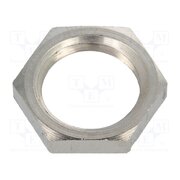 2712 Nut; M12; brass; 15mm; Thread: metric; Pitch: 1.5; Plating: nickel AxijlJDz_4u79vlN-wECsuKimqosLWh1jAM6dOvEBHw