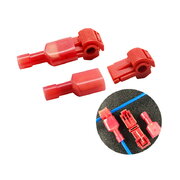 QUICK SPLICE TERMINAL <1.5mm² with connector, red