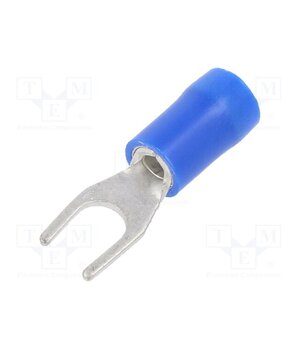 BM90220 Tip: fork; M4; Ø: 4.3mm; 1.5÷2.5mm2; crimped; for cable; insulated i9F_z3oKmhVh3Xg1TFqXfx7MFF06pYfivtqVQ9mzYjk