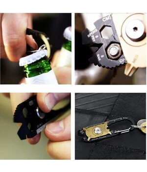 Karabīne - Atslēgu gredzens 20in1 - Daudzfunkcionāls instruments - Izdzīvošanas daudzfunkcionāls instruments

 IRRKR20+2.jpg