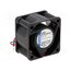 412JH Fan: DC; axial; 12VDC; 40x40x10mm; 22m3/h; slide; 11700rpm rpRpRwIoSdVIoEmGYBoiD39uZzcwa2Mb2hrof-8uHE0