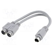 C-PS2G2W Cable; PS/2 socket x2,PS/2 plug; Len: 0.15m; Øcable: 5mm hR5fMLFc1EImJ84XgrWggOfeTbL_R-bd_fuSaDO3n1o