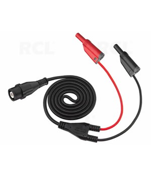 BNC (M) <-> 4 mm ø banāns, RG58 koaksiālais, P1024

 CKA131+0.jpg