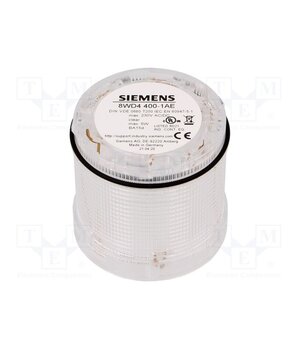 8WD4400-1AE Automation module: light signaller; transparent; bulb BA15D OSIbtu2Hi7p7lTy6cc_sknV8Sfa8vS2QK58kwYxk1Ao