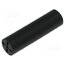 8930 Spacer sleeve; LED; Øout: 6.5mm; ØLED: 5mm; L: 22.9mm; black; UL94V-0 k96fXZOPx9Q3EZmnp3tfLgxyhmfaqAa2SFUEYg7d5zs