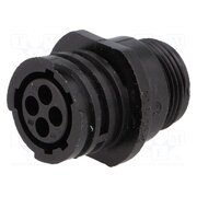 206430-2 Connector: circular; plug; female; PIN: 4; w/o contacts; for cable 9_c4sPD9X-6CYNp58zpIgs5CzdFY10JtFUUsvfaR9Lc