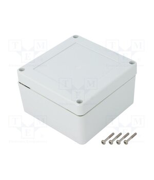 ZP105.105.60SJ TM PC Enclosure: multipurpose; X: 105mm; Y: 105mm; Z: 60mm; ZP; light grey KJvMIARTuFK0Q8NtQ55HZz78WB3IY6cGSBfRgF4asIo