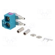 ANT.CONN.02 Connector: antenna; socket; Fakra; angled,double; green boWZRq8v78nPiA1BrI8wSpnt8y-_GAgcIQntLRDdKZ0