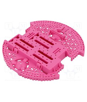 ROMI CHASSIS BASE PLATE - PINK Chassis; POLOLU Romi; pink; Kit: Romi chassis; 165mm Ah1yWQNYfWGGWBW83KEuhwkG-SG8-1Mu3VDnFcNV2qc