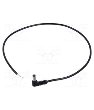 A21-TT-C050-050BK Cable; 1x0.5mm2; wires,DC 5,5/2,1 plug; angled; black; 0.5m qUw5yPNackWs8KKrgM0sVCp6oW8g3jPWH0vxZYBd-sw