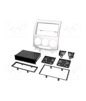 99-7509 Radio frame; Mazda; 2 ISO; silver qiObmej1GlRaRz5_JOQIygW-C0hpqLe2EVsTTpQ7iyw