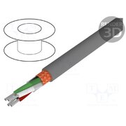 1738C SL005 Wire; Alpha Essential C&C; 4x22AWG; PVC; dark grey; 300V; 30.5m mfedInMQGJZRu4suHFpgZy0IfbYqJYHFENxpbIxGjD4