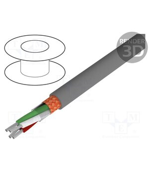 1738C SL005 Wire; Alpha Essential C&C; 4x22AWG; PVC; dark grey; 300V; 30.5m mfedInMQGJZRu4suHFpgZy0IfbYqJYHFENxpbIxGjD4