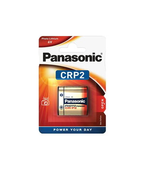 LITIJU BATERIJA CRP2 (223, CR-P2, DL223A), 6V 1400mAh, Panasonic

 BL2CRP2+1.jpg