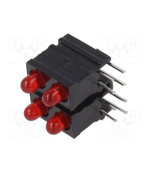 1801.2423 LED; in housing; 2.8mm; No.of diodes: 4; red; 20mA; 60°; 1.2÷4mcd lOlB9r4gWSzCsKn2Xb15wUSQDtVGS9-XqdMsESX9_bc