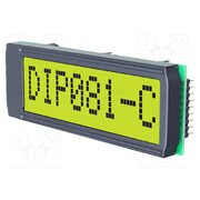 EA DIP081-CHNLED Display: LCD; alphanumeric; STN Positive; 8x1; 68x26.8mm; LED; 2x9 Ug6655LKp9PcgproTGrnagnrOLJtzWPxQDquXc6yW6I