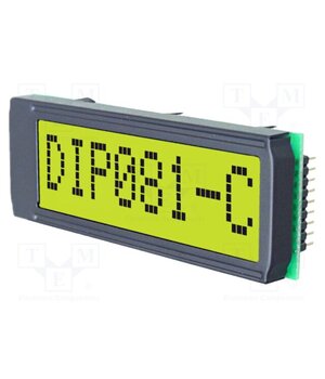 EA DIP081-CHNLED Display: LCD; alphanumeric; STN Positive; 8x1; 68x26.8mm; LED; 2x9 Ug6655LKp9PcgproTGrnagnrOLJtzWPxQDquXc6yW6I