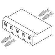 CONNECTOR 3pin Female 5.08mm