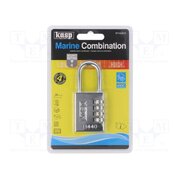 K11440D Padlock; shackle,combination code; stainless steel; A: 40mm VysrS8nBcrLJFOOoO4Hpvi4sK9lmywhWyzgNxT29w9w