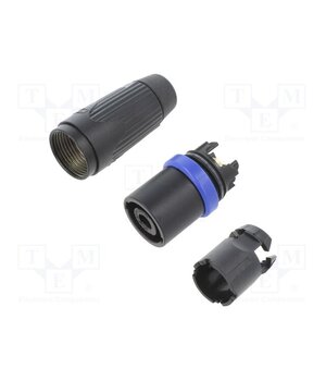 NLT4MXX-BAG Connector: SpeakON; plug; male; PIN: 4; for cable; 40A; 250VAC; 6mm2 H71ClPzzuvhBLFsRAZCXvG7gr-7HdYHgrtvhild52JA