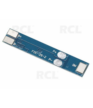 Litija baterijas uzlādes aizsardzības modulis 2S, 3A, 2x18650 baterijām

 ABPL02+1.jpg