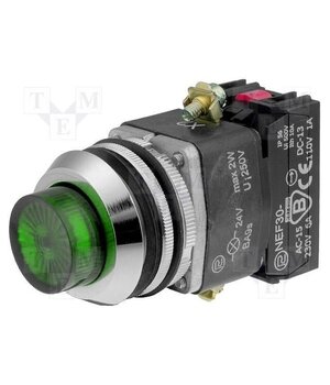 NEF30-WLZXY-24VDC Switch: push-button; 30mm; Stabl.pos: 1; NC + NO; green; 24V; IP56 Kg0PHgnLS0Ajp6A1XTe-DTWSTJAi53kNHRYhD1NTGMA