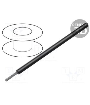 1850 BK005 Wire; HookUp Wire; stranded; Cu; 32AWG; PVC; black; 600V; 30.5m v0Q5TmkGTObscBw1YFFQ2ByrCzB-z_2iaaGHq0wPtz8