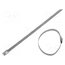 BU44-150 Cable tie; L: 150mm; W: 4.6mm; stainless steel AISI 304; 445N bpIl-3Btzx6EgPtrcrreWFQKkpGEjQFteyNlAdaT-qw