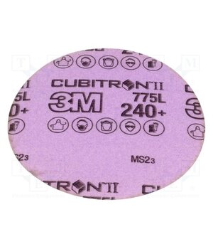 775L P240 125MM B/O CUBITRON II Sanding plate; 125mm; Granularity: 240; w/o holes; Mounting: bur pfunrkWcDXJs8D-qhX6XjFK06X45vkY21sDS1GW0hPc